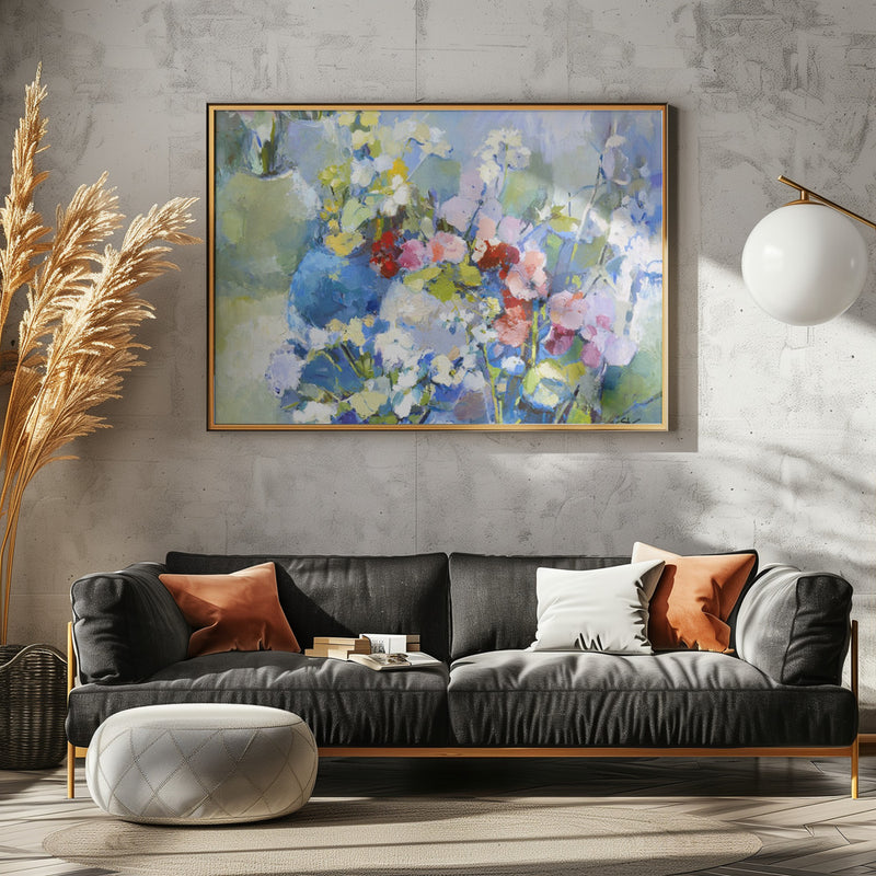 Wildflowers - Stretched Canvas, Poster or Fine Art Print I Heart Wall Art