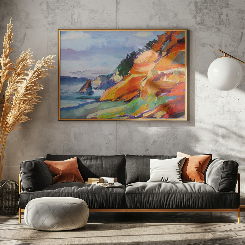 Oregon Coast - Stretched Canvas, Poster or Fine Art Print I Heart Wall Art