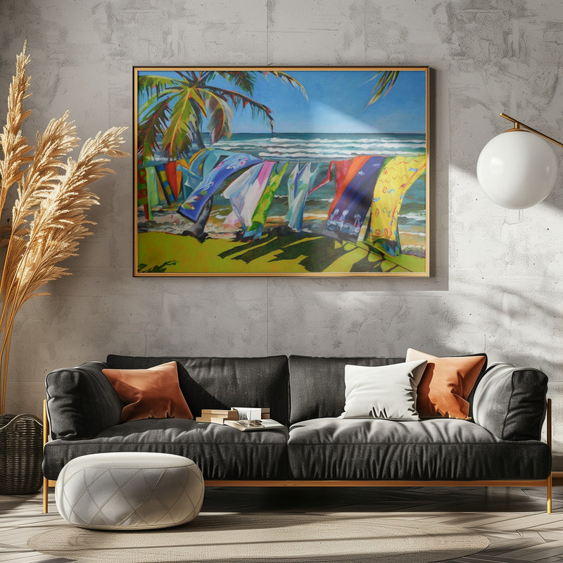 Tropical Breezes - Stretched Canvas, Poster or Fine Art Print I Heart Wall Art