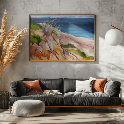 Ballstron Beach - Stretched Canvas, Poster or Fine Art Print I Heart Wall Art