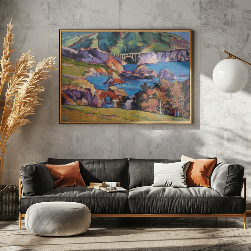 Big Sur - Stretched Canvas, Poster or Fine Art Print I Heart Wall Art