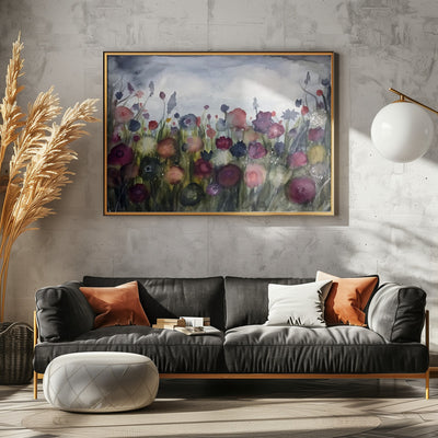 Meadow - Stretched Canvas, Poster or Fine Art Print I Heart Wall Art