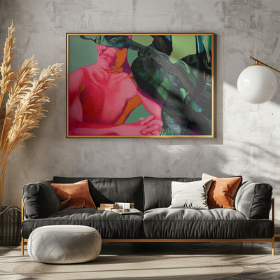 Faun's Stakeout1 - Stretched Canvas, Poster or Fine Art Print I Heart Wall Art