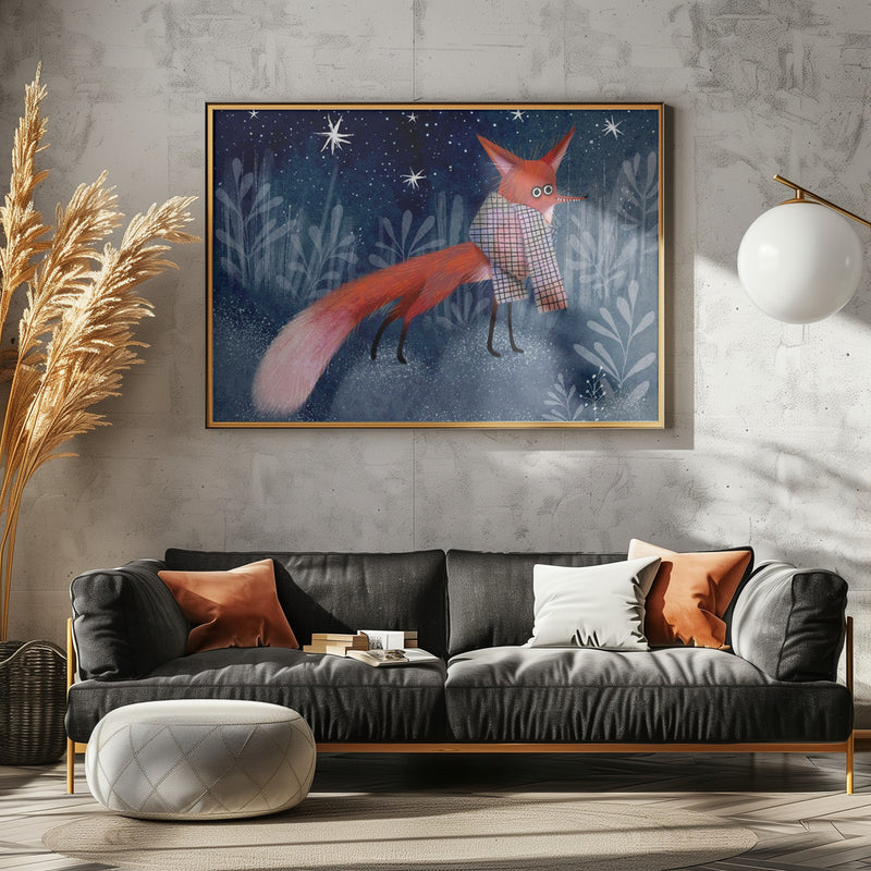 Fox - Stretched Canvas, Poster or Fine Art Print I Heart Wall Art