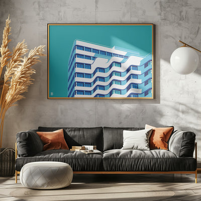 Berlin Landscape Shellhouse - Stretched Canvas, Poster or Fine Art Print I Heart Wall Art