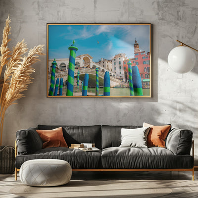 The City of Love - Stretched Canvas, Poster or Fine Art Print I Heart Wall Art