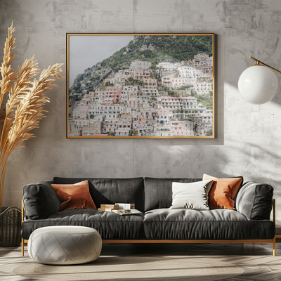 Positano at the Amalfi Coast - Stretched Canvas, Poster or Fine Art Print I Heart Wall Art