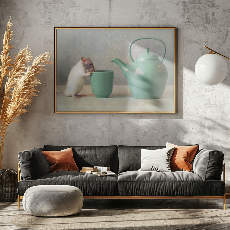 The Teapot - Stretched Canvas, Poster or Fine Art Print I Heart Wall Art