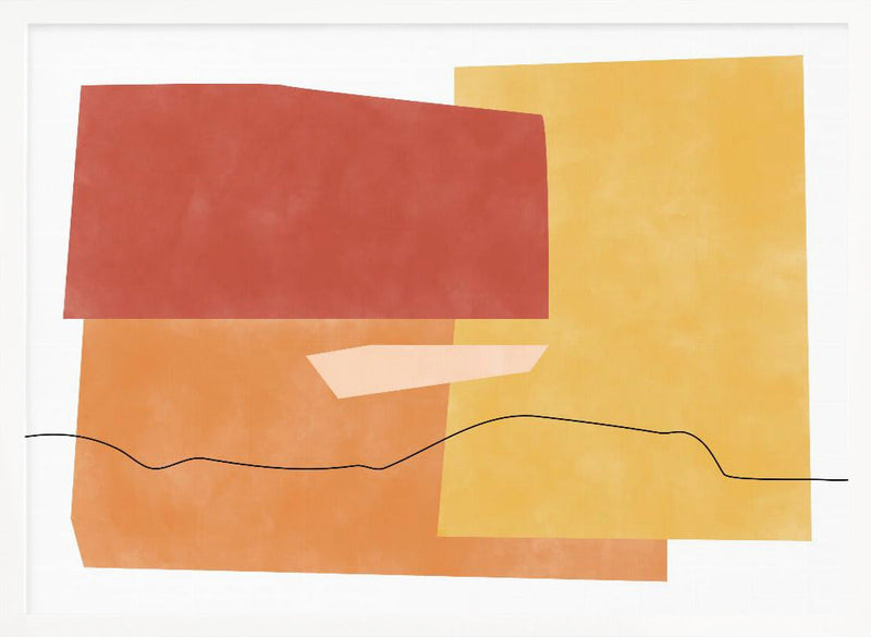 Abstract Horizons - Stretched Canvas, Poster or Fine Art Print I Heart Wall Art