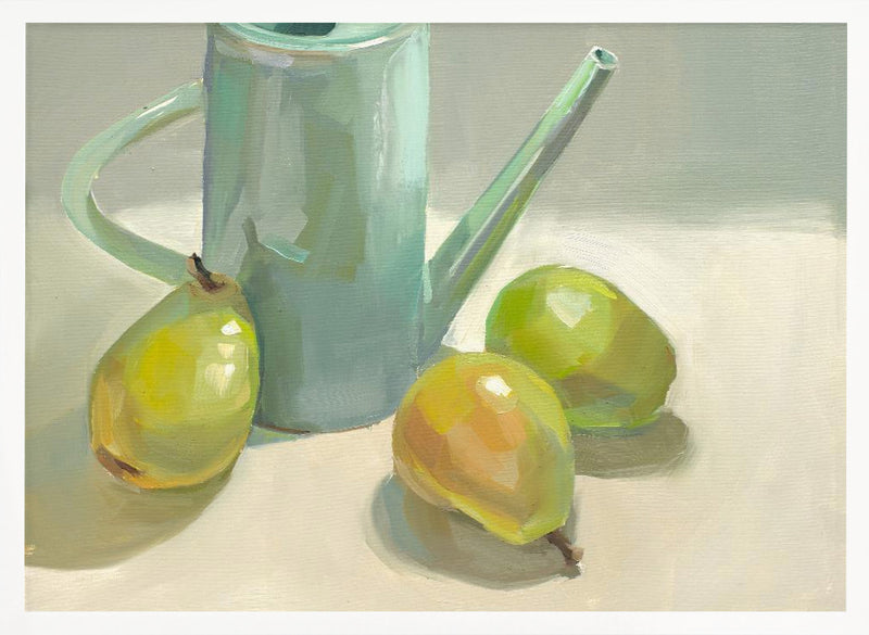 Pitcher and Pears - Stretched Canvas, Poster or Fine Art Print I Heart Wall Art