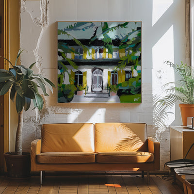 Hemingway House - Square Stretched Canvas, Poster or Fine Art Print I Heart Wall Art