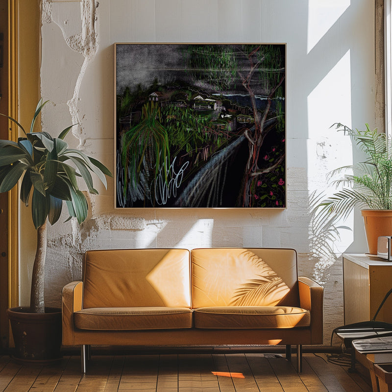 Vista - Square Stretched Canvas, Poster or Fine Art Print I Heart Wall Art