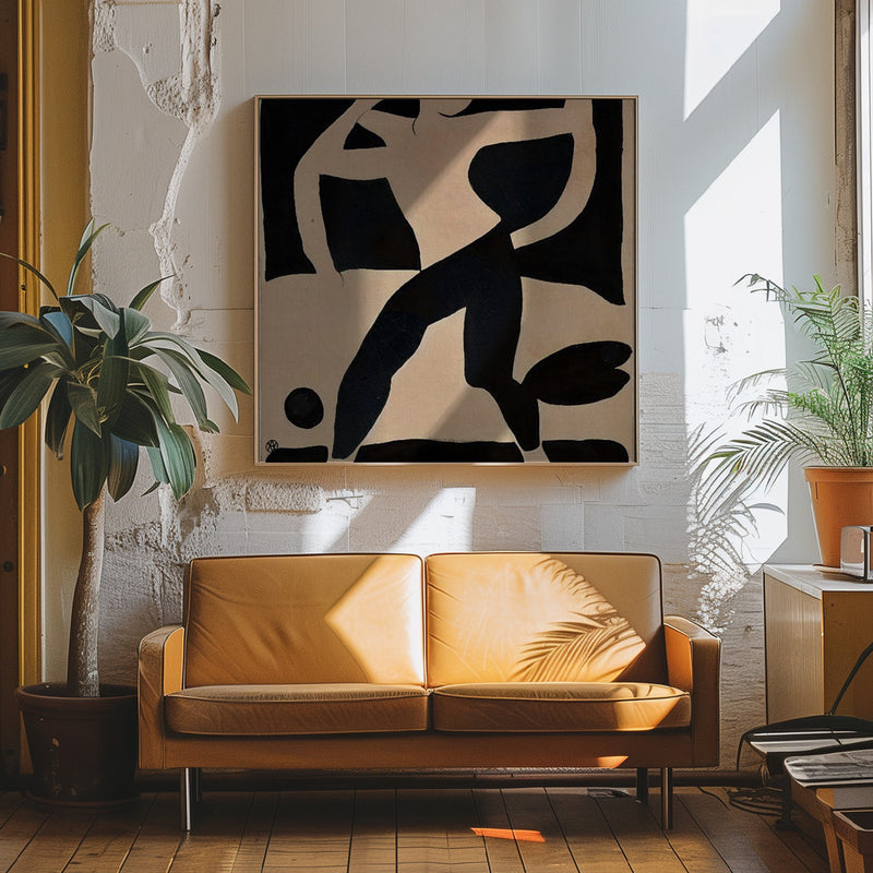 Goddance - Square Stretched Canvas, Poster or Fine Art Print I Heart Wall Art