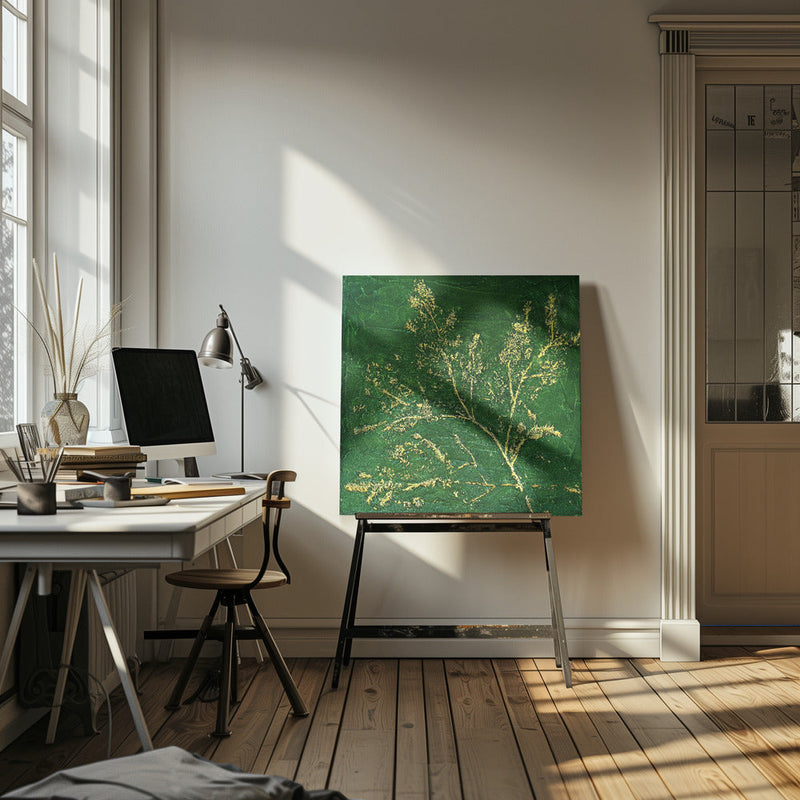 Deep In the Forest - Square Stretched Canvas, Poster or Fine Art Print I Heart Wall Art