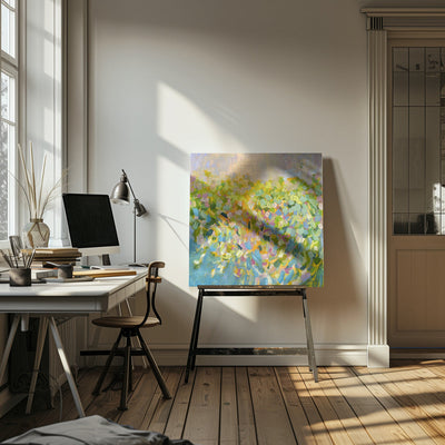Colorful Reflections - Square Stretched Canvas, Poster or Fine Art Print I Heart Wall Art