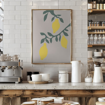 Lemons - Stretched Canvas, Poster or Fine Art Print I Heart Wall Art