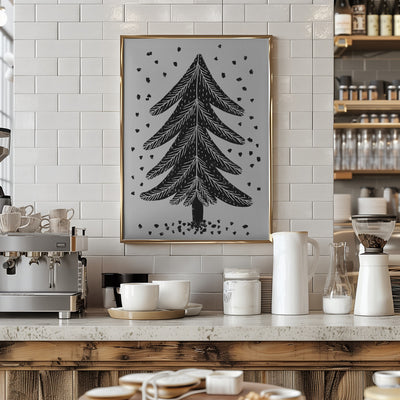 Pine Tree - Stretched Canvas, Poster or Fine Art Print I Heart Wall Art