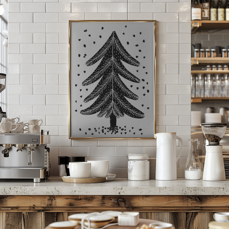 Pine Tree - Stretched Canvas, Poster or Fine Art Print I Heart Wall Art