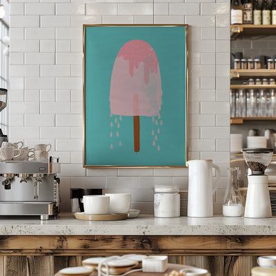 Yummy Ice Cream - Stretched Canvas, Poster or Fine Art Print I Heart Wall Art