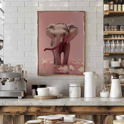 Young Elephant - Stretched Canvas, Poster or Fine Art Print I Heart Wall Art