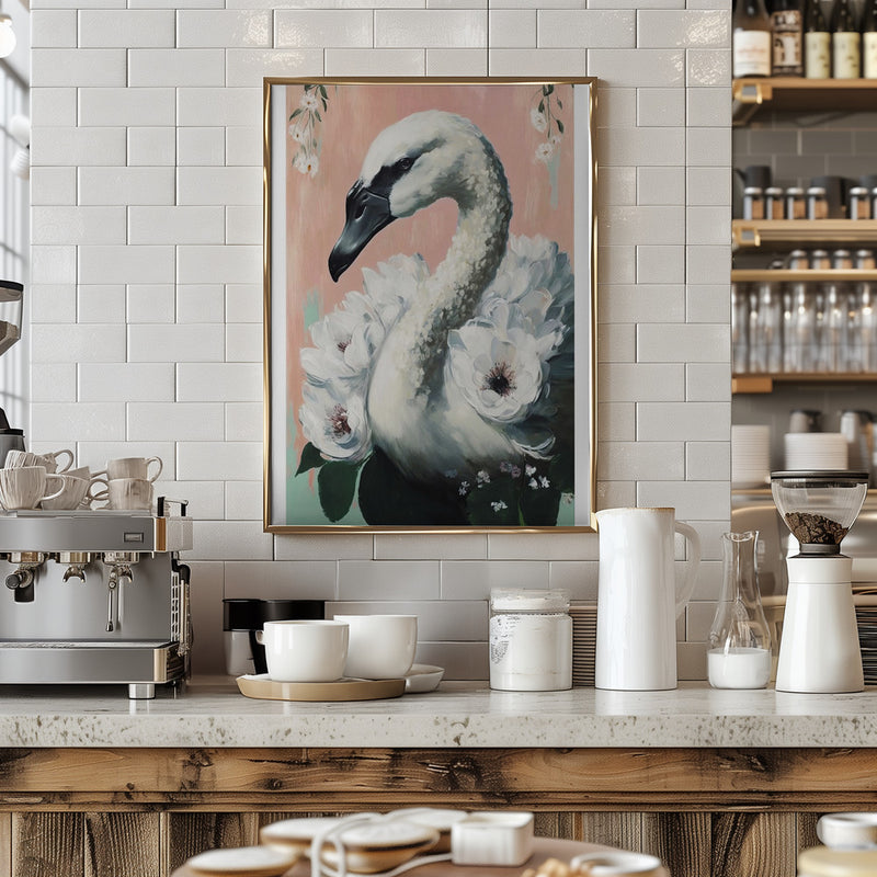 The Swan - Stretched Canvas, Poster or Fine Art Print I Heart Wall Art