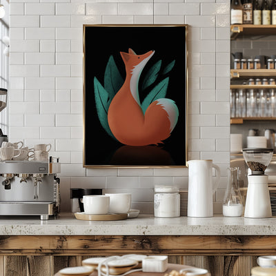 Foxy Trot - Stretched Canvas, Poster or Fine Art Print I Heart Wall Art