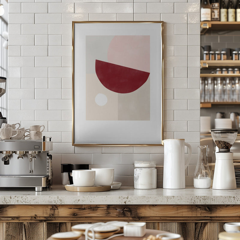 Geometric Elegance - Stretched Canvas, Poster or Fine Art Print I Heart Wall Art