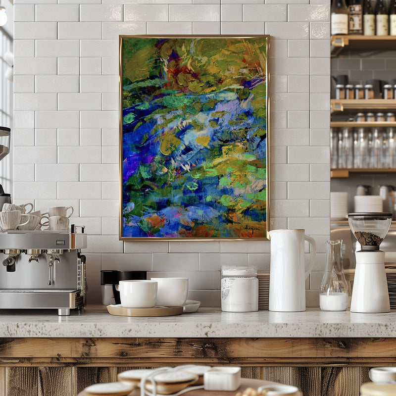 Nature Inspired Landscape - Stretched Canvas, Poster or Fine Art Print I Heart Wall Art