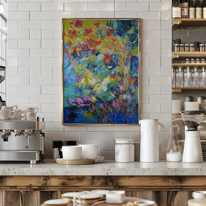 Radiant Pond Sonata - Stretched Canvas, Poster or Fine Art Print I Heart Wall Art