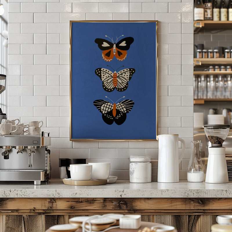 Butterflies II - Stretched Canvas, Poster or Fine Art Print I Heart Wall Art