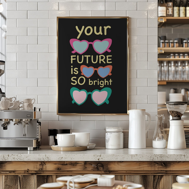 Bright Future Joy - Stretched Canvas, Poster or Fine Art Print I Heart Wall Art