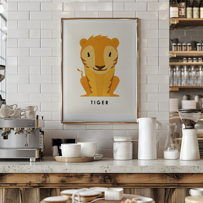 Tiger - Stretched Canvas, Poster or Fine Art Print I Heart Wall Art