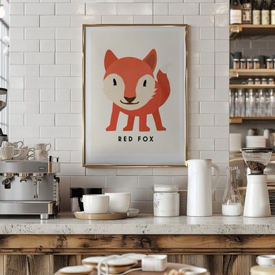 Red Fox - Stretched Canvas, Poster or Fine Art Print I Heart Wall Art