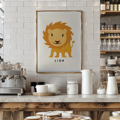 Lion - Stretched Canvas, Poster or Fine Art Print I Heart Wall Art