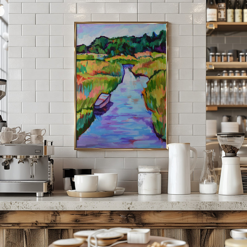 Rippling Water - Stretched Canvas, Poster or Fine Art Print I Heart Wall Art