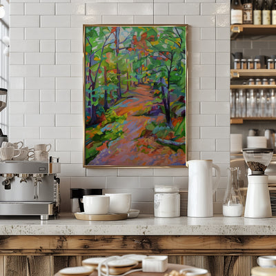 Forest Walk - Stretched Canvas, Poster or Fine Art Print I Heart Wall Art