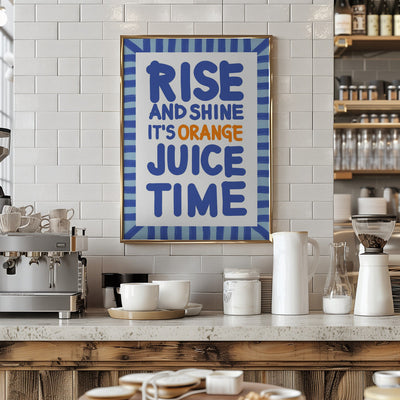 Morning Citrus Joy - Stretched Canvas, Poster or Fine Art Print I Heart Wall Art