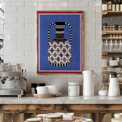 Geometric Patterns and Bold Colors - Stretched Canvas, Poster or Fine Art Print I Heart Wall Art