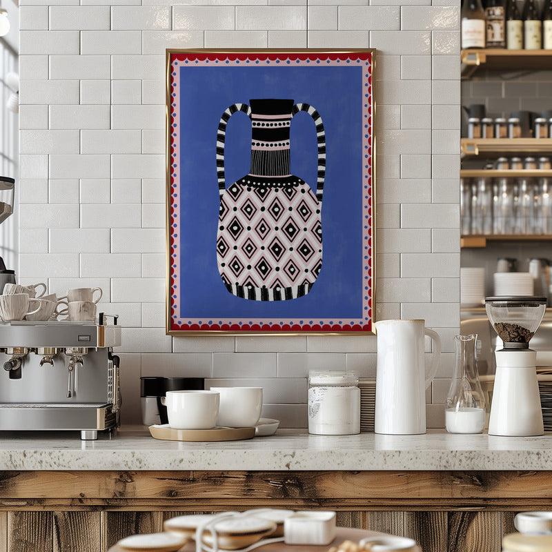 Geometric Patterns and Bold Colors - Stretched Canvas, Poster or Fine Art Print I Heart Wall Art