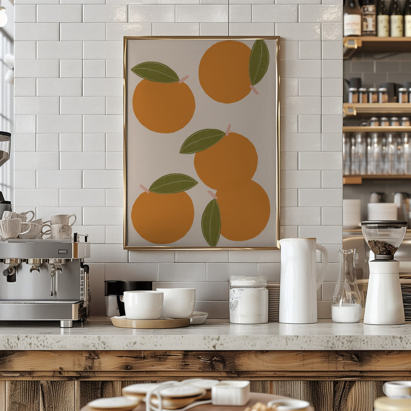 Oranges - Stretched Canvas, Poster or Fine Art Print I Heart Wall Art