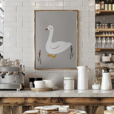 Little Goose - Stretched Canvas, Poster or Fine Art Print I Heart Wall Art