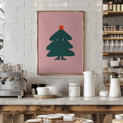 Christmas Tree - Stretched Canvas, Poster or Fine Art Print I Heart Wall Art