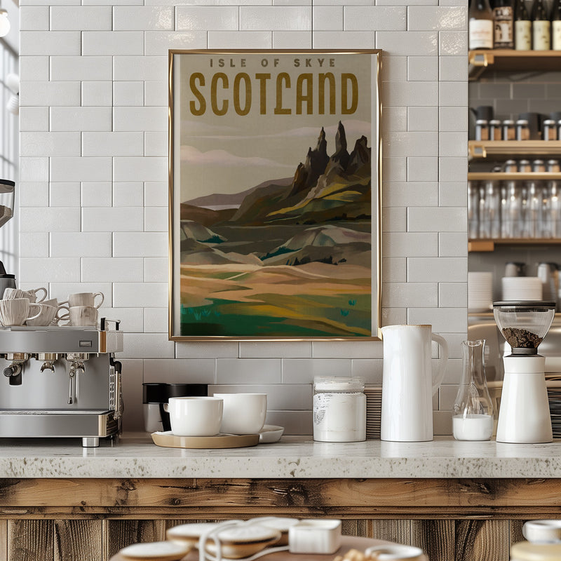 Isle of Skye Poster - Stretched Canvas, Poster or Fine Art Print I Heart Wall Art