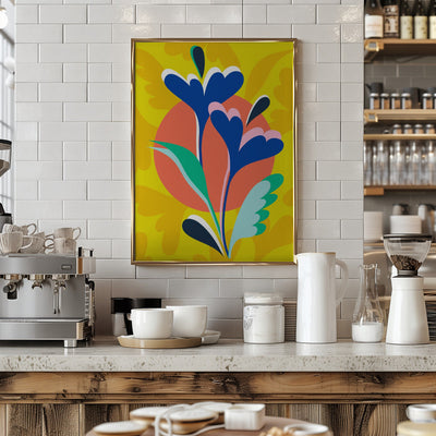 Floral Harmony - Stretched Canvas, Poster or Fine Art Print I Heart Wall Art