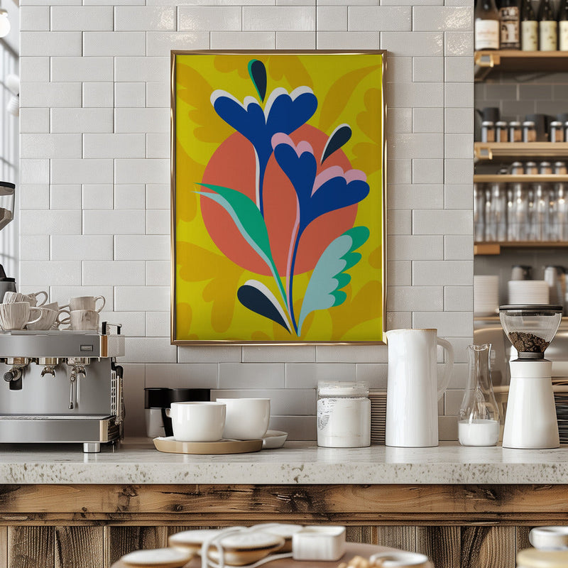 Floral Harmony - Stretched Canvas, Poster or Fine Art Print I Heart Wall Art