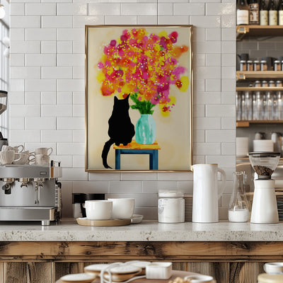 Cozy Corner Charm - Stretched Canvas, Poster or Fine Art Print I Heart Wall Art