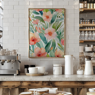Fresh Spring Botanicals - Stretched Canvas, Poster or Fine Art Print I Heart Wall Art