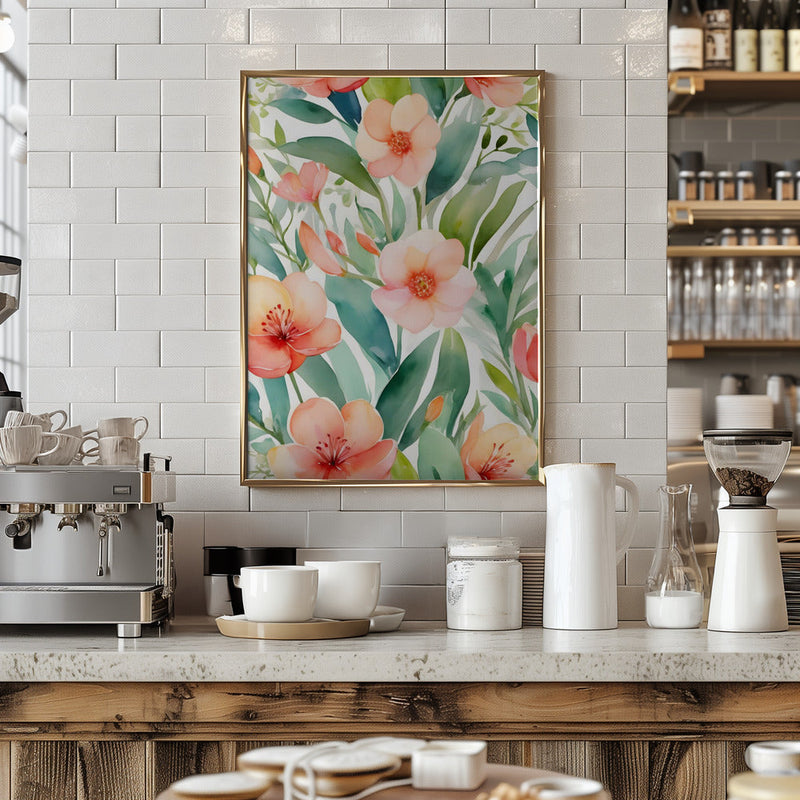 Fresh Spring Botanicals - Stretched Canvas, Poster or Fine Art Print I Heart Wall Art