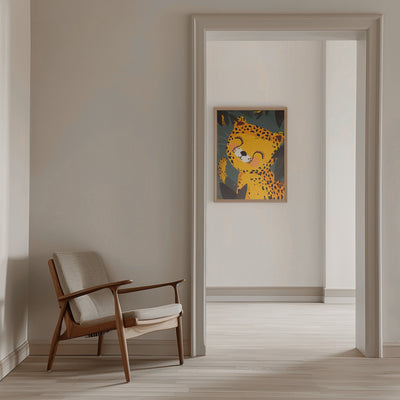 Little Leo - Stretched Canvas, Poster or Fine Art Print I Heart Wall Art