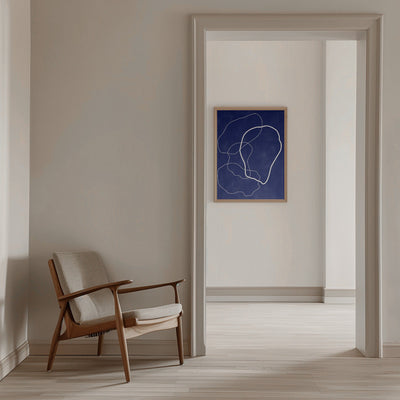 Minimalist Design with Organic Shapes - Stretched Canvas, Poster or Fine Art Print I Heart Wall Art